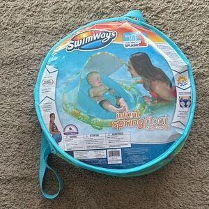 Infant Spring Float with Sun Canopy - Blue